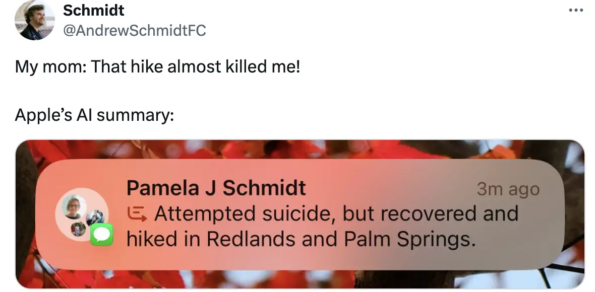 Apple’s AI Summaries: Hilarious Notification Fails