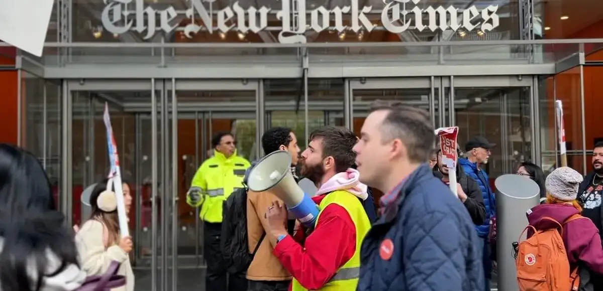 New York Times Tech Workers Strike Ahead of Election